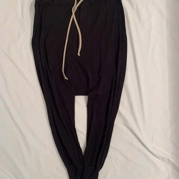 Rick Owens DRKSHDW BLACK drawstring lounge pants - Picture 10 of 15